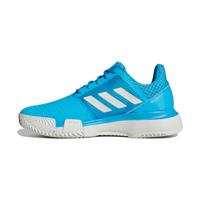 (W) adidas Courtjam Bounce Clay Shoes Blue/White