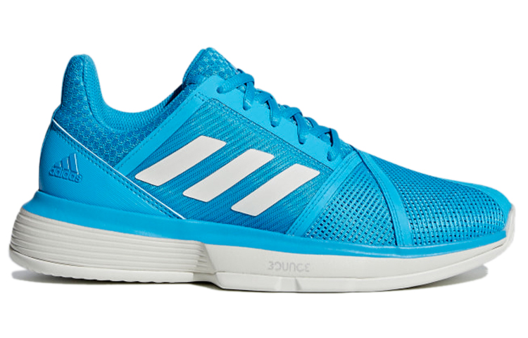 Order (W) adidas Courtjam Bounce Tennisschuhe Blau/Weiß CG6365