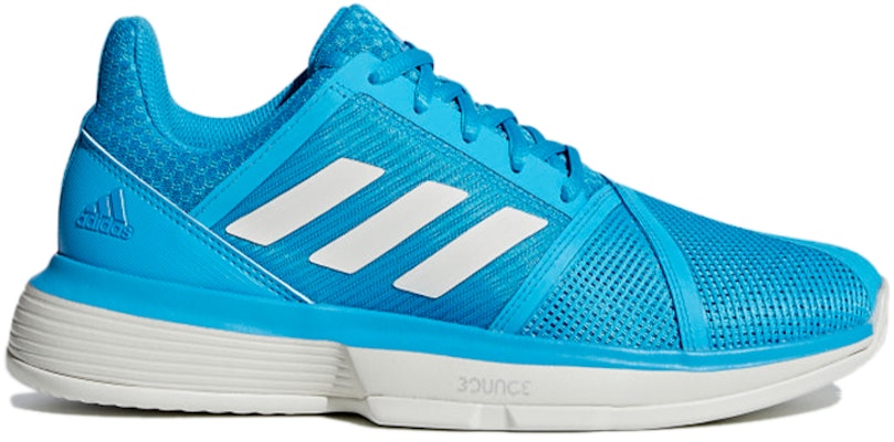 (Women) adidas Courtjam Bounce Clay Shoes Blue/White CG6365 Order (Women) adidas Courtjam Bounce Clay Shoes Blue/White CG6365