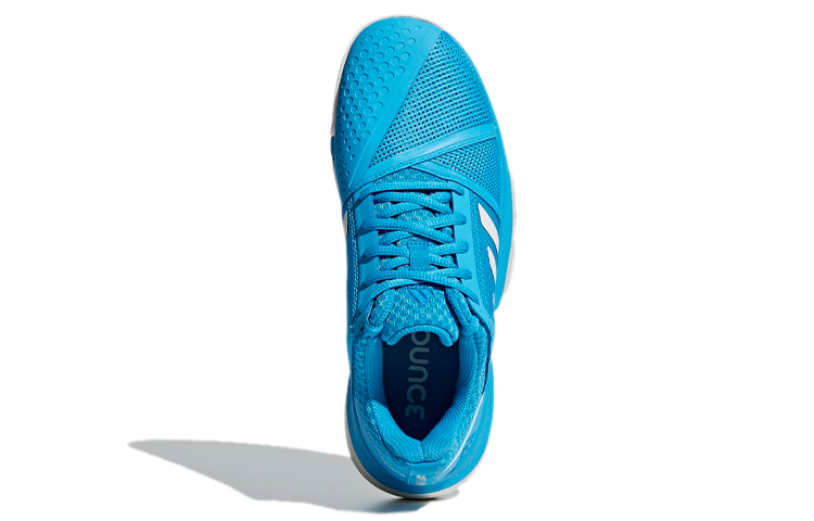 Purchase (W) adidas Courtjam Bounce Tennisschuhe Blau/Weiß CG6365