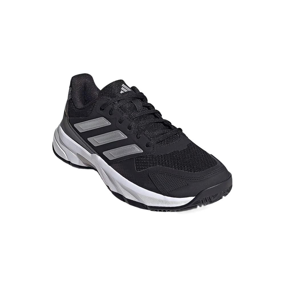 Order (W) adidas CourtJam Control 3 'Hitam Perak Metalik' ID2458