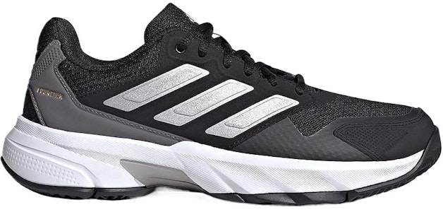 (W) adidas CourtJam Control 3 'Hitam Perak Metalik' ID2458 Lookbook (W) adidas CourtJam Control 3 'Hitam Perak Metalik' ID2458