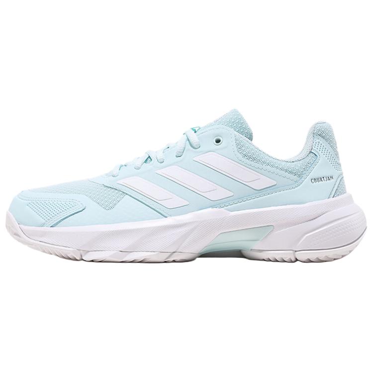 (Women) adidas CourtJam Control 3 Tennis Shoes - Comfortable & Durable - Blue. KJ1904