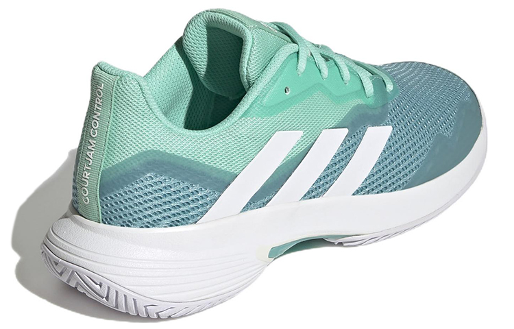 Shop (W) adidas Courtjam Control ''Bleu Vert Blanc'' GW6259