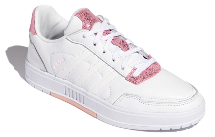 Lookbook (W) 阿迪达斯 Courtmaster '白色 清粉色' FY8661