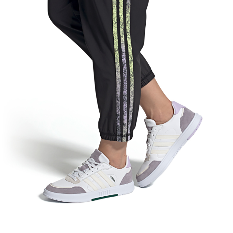 Sizing (W) 阿迪达斯 Courtmaster '白色紫色调' FW9364
