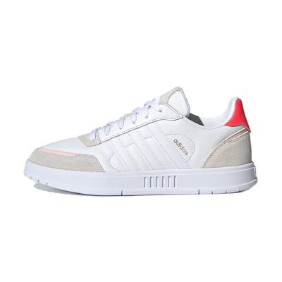 (W) adidas Courtmaster 'White Signal Pink'