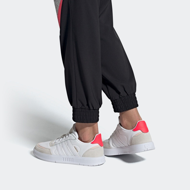 Sizing (女性) adidas Courtmaster '白色訊號粉' FW9363