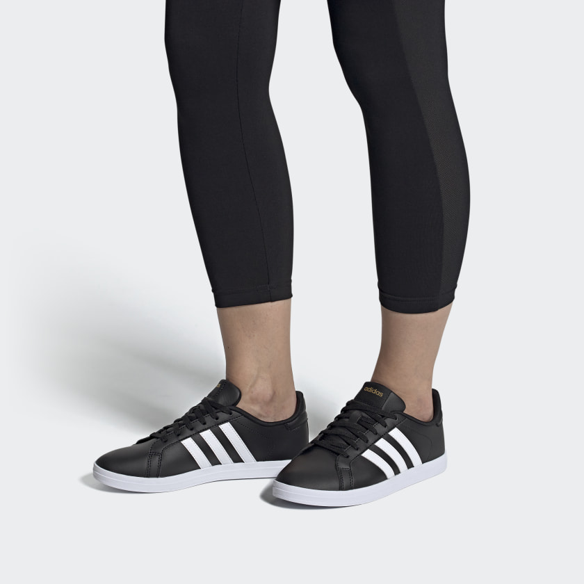 Sizing (W) adidas Courtpoint X 'Core Black' Hitam FW7379