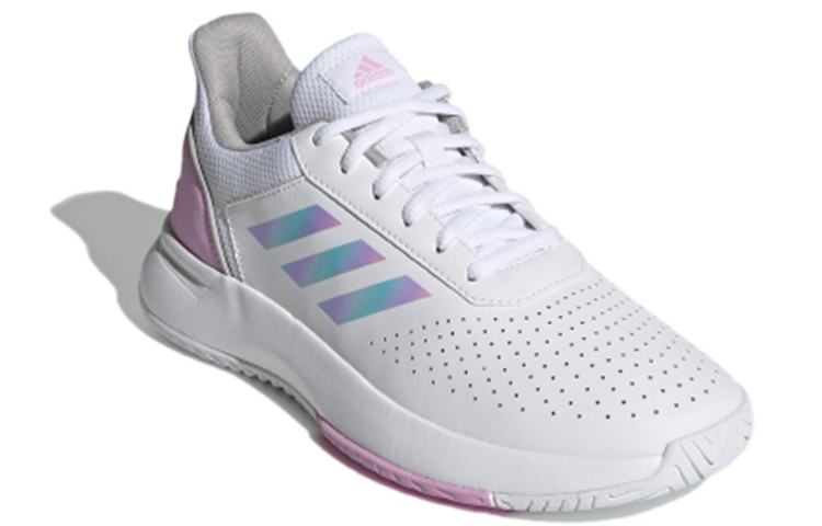 Lookbook (W) adidas Courtsmash Pink Weiß Damen Sneaker FY8732