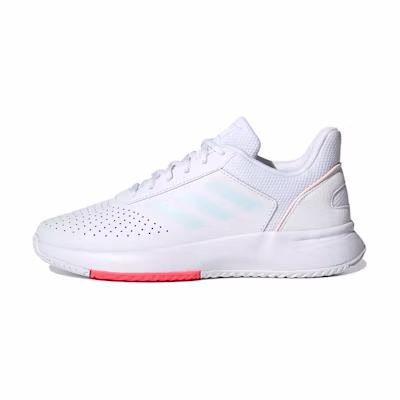 (W) adidas Courtsmash White/Blue