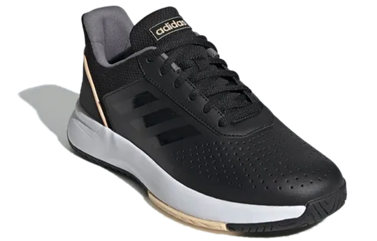 Lookbook (W) 아디다스 코트스매시 블랙 (Adidas Courtsmash Black) EE8452