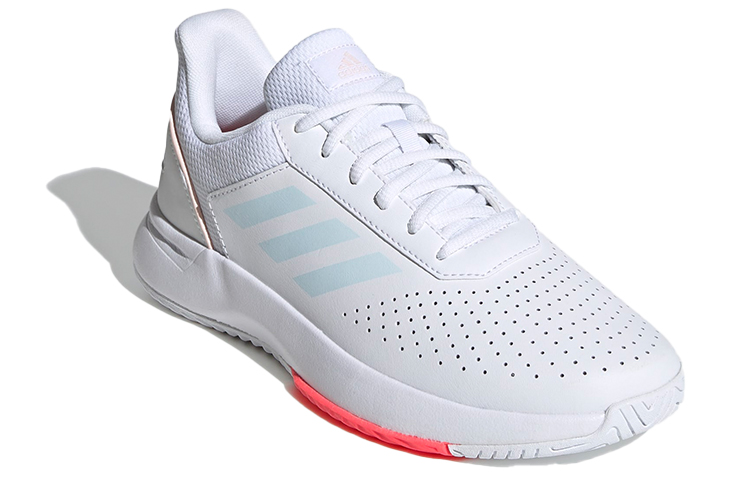 Lookbook (W) adidas Courtsmash Blanc/Bleu FW0644