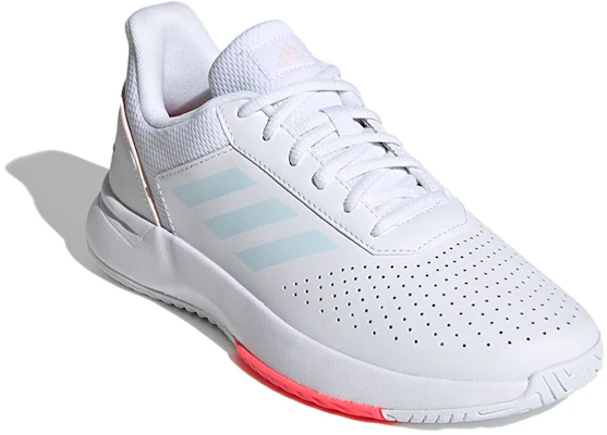 (W) adidas Courtsmash Blanc/Bleu FW0644 Lookbook (W) adidas Courtsmash Blanc/Bleu FW0644