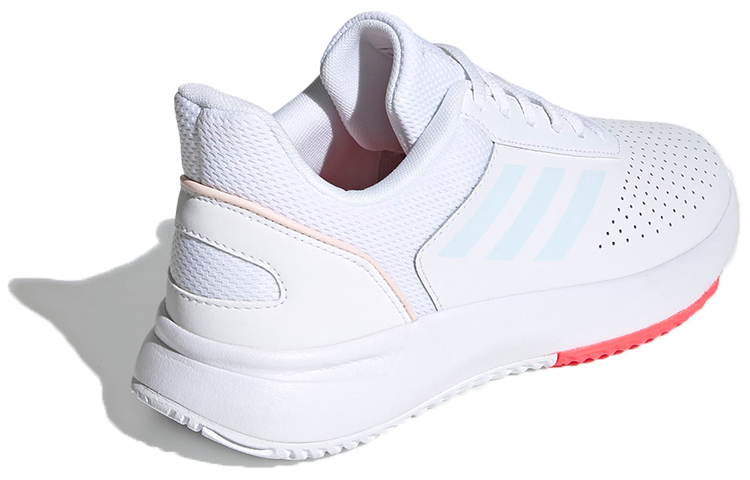 Shop (W) adidas Courtsmash Blanc/Bleu FW0644