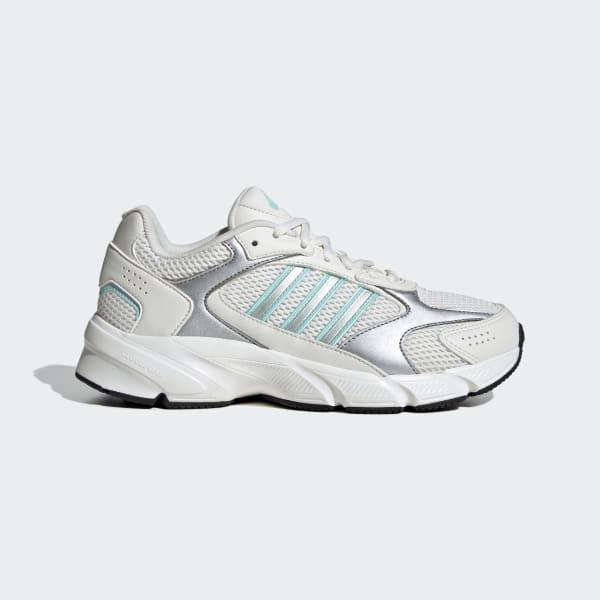 (W) Adidas Crazy Chaos 2000 Core White/Silver Metallic/Semi Flash Aqua