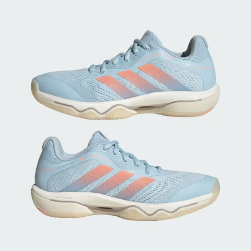 Sizing (W) adidas CrazyFlight 7 Indoor Volleybalschoenen Blauw/Oranje/Wit KJ9559