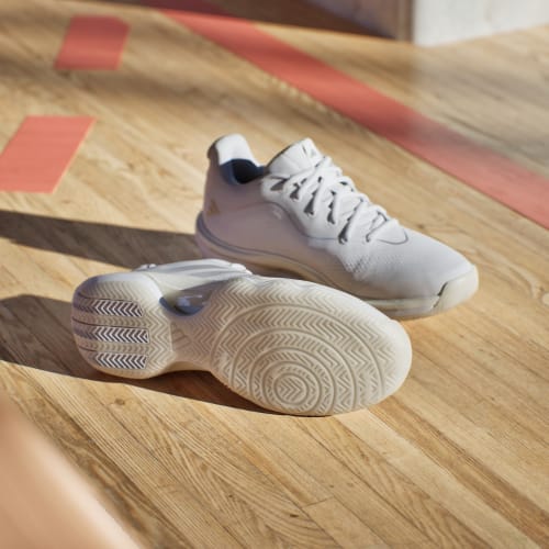Shop (W) adidas Crazyflight 7 Chaussures Volleyball Blanc/Argent Métallique/Blanc KJ1277