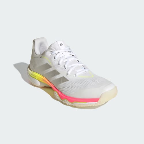 Shop (W) adidas CrazyFlight 7 Chaussures Volley Blanc/Gris Métallique/Turbo Solaire KI7938
