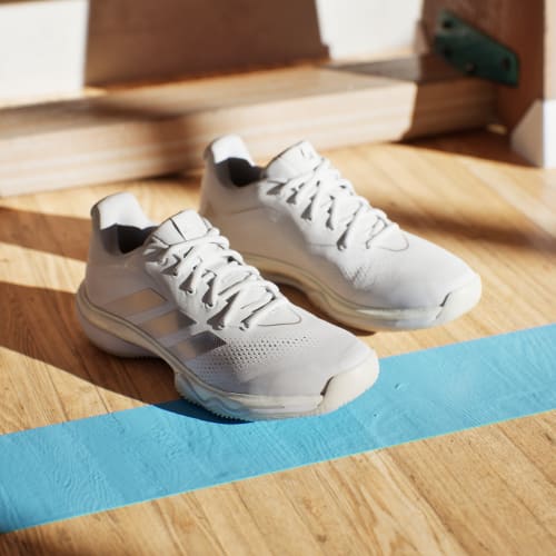 Purchase (W) adidas Crazyflight 7 Chaussures Volleyball Blanc/Argent Métallique/Blanc KJ1277