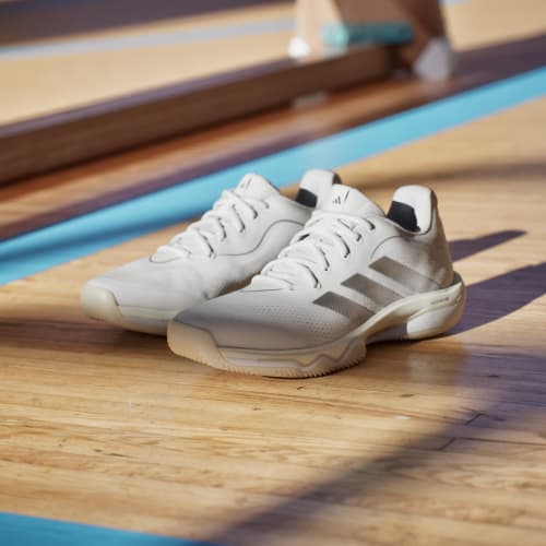 Cheap (W) adidas Crazyflight 7 Chaussures Volleyball Blanc/Argent Métallique/Blanc KJ1277