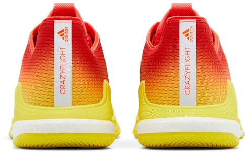 (W) 阿迪达斯Crazyflight红酸黄色运动鞋 H04940 Details for (W) 阿迪达斯Crazyflight红酸黄色运动鞋 H04940