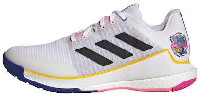 (Women) adidas Crazyflight 'White Pink Blue' HP3340 (Women) adidas Crazyflight 'White Pink Blue' HP3340
