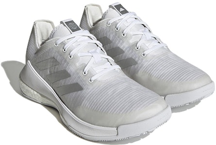 (W) adidas Crazyflight 'Blanco Plata Metálica' HR0635 Lookbook (W) adidas Crazyflight 'Blanco Plata Metálica' HR0635
