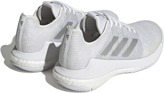 (W) adidas Crazyflight 'Blanco Plata Metálica' HR0635 Shop (W) adidas Crazyflight 'Blanco Plata Metálica' HR0635
