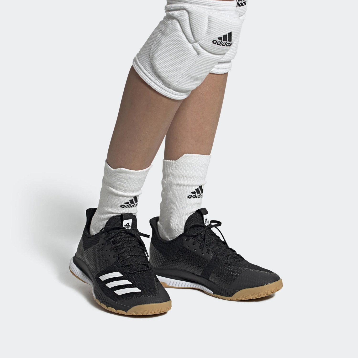 (W) adidas Crazyflight Bounce 3 Black White Gum 圖 7
