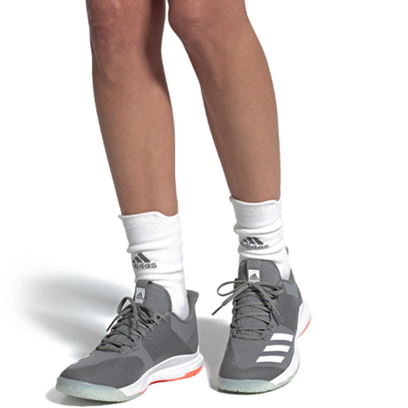 Sizing (W) adidas Crazyflight Bounce 3 Gris/Blanc/Orange EH0856