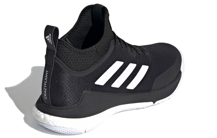 Shop (W) adidas Crazyflight Mid ''Noir Blanc'' FU8306