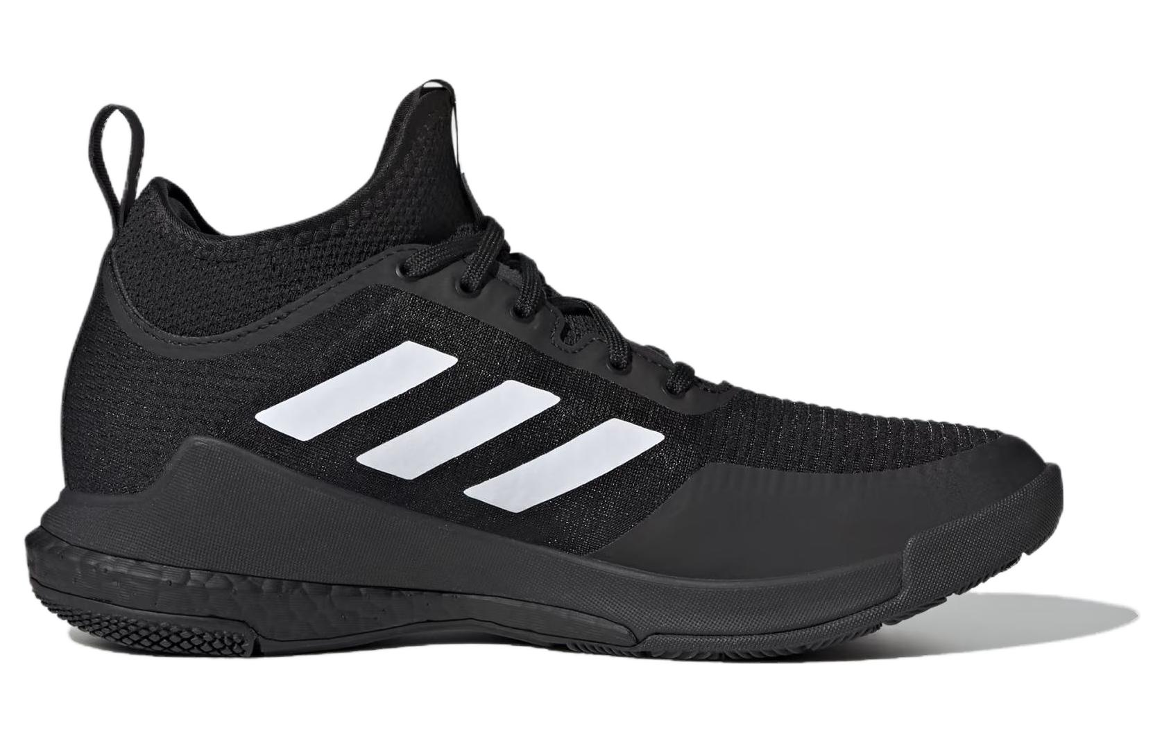 Lookbook (W) adidas Crazyflight Mid 'Negro Blanco' HQ3490