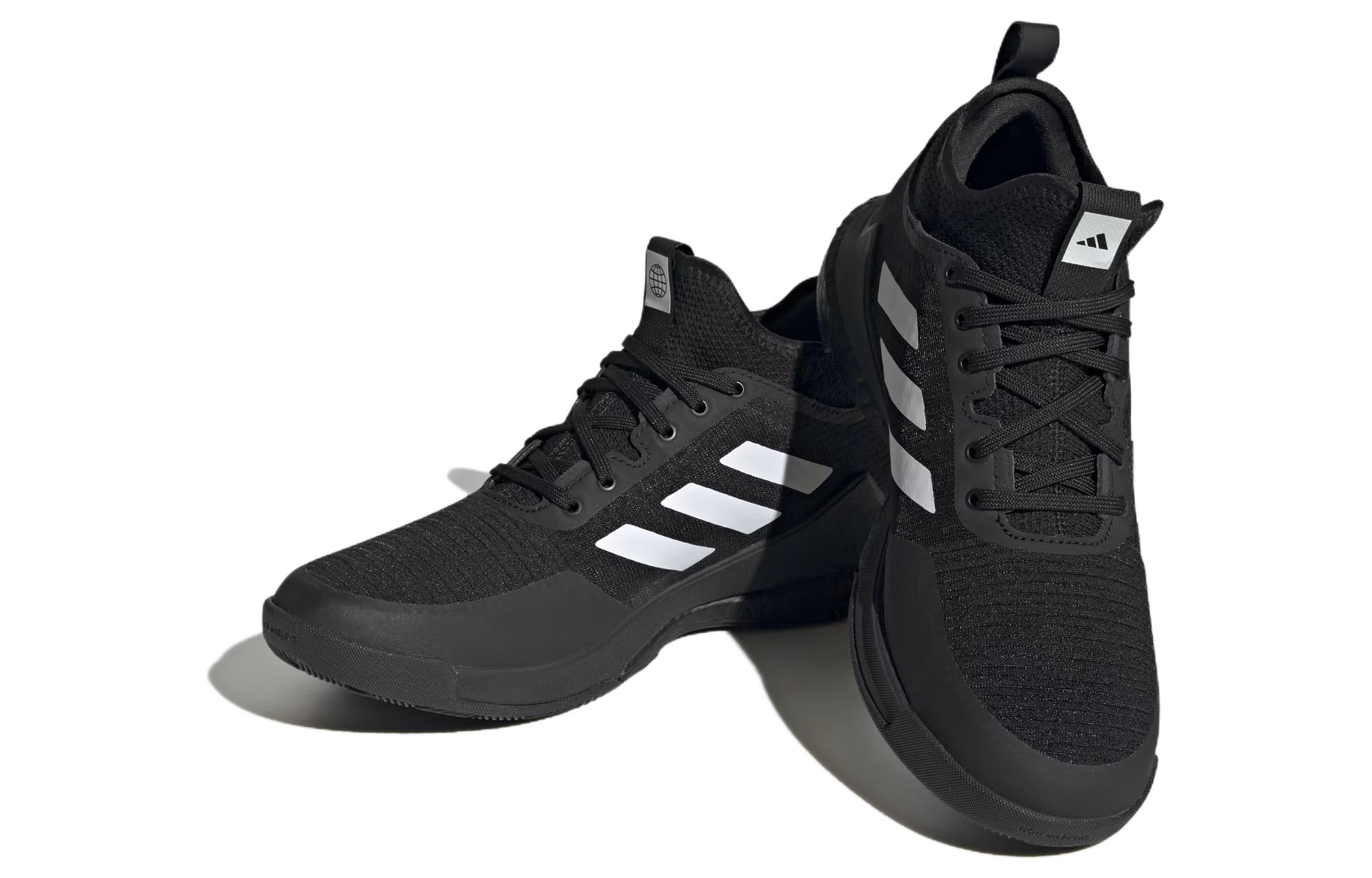 Shop (W) adidas Crazyflight Mid 'Negro Blanco' HQ3490