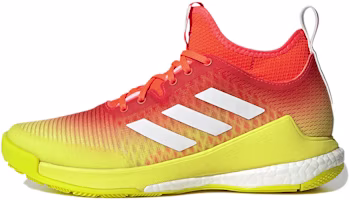 (Women) adidas Crazyflight Mid 'Solar Red Acid Yellow' H04964 (Women) adidas Crazyflight Mid 'Solar Red Acid Yellow' H04964