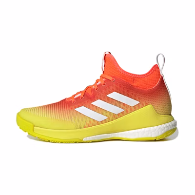 (W) adidas Crazyflight Mid 'Solar Red Acid Yellow'
