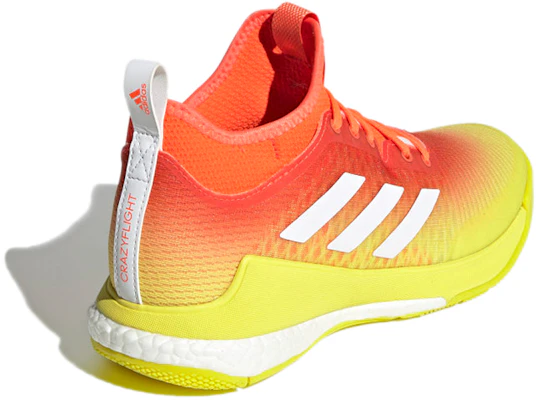 (W) adidas Crazyflight Mid ''Rouge Solaire Jaune Acide'' H04964 Shop (W) adidas Crazyflight Mid ''Rouge Solaire Jaune Acide'' H04964