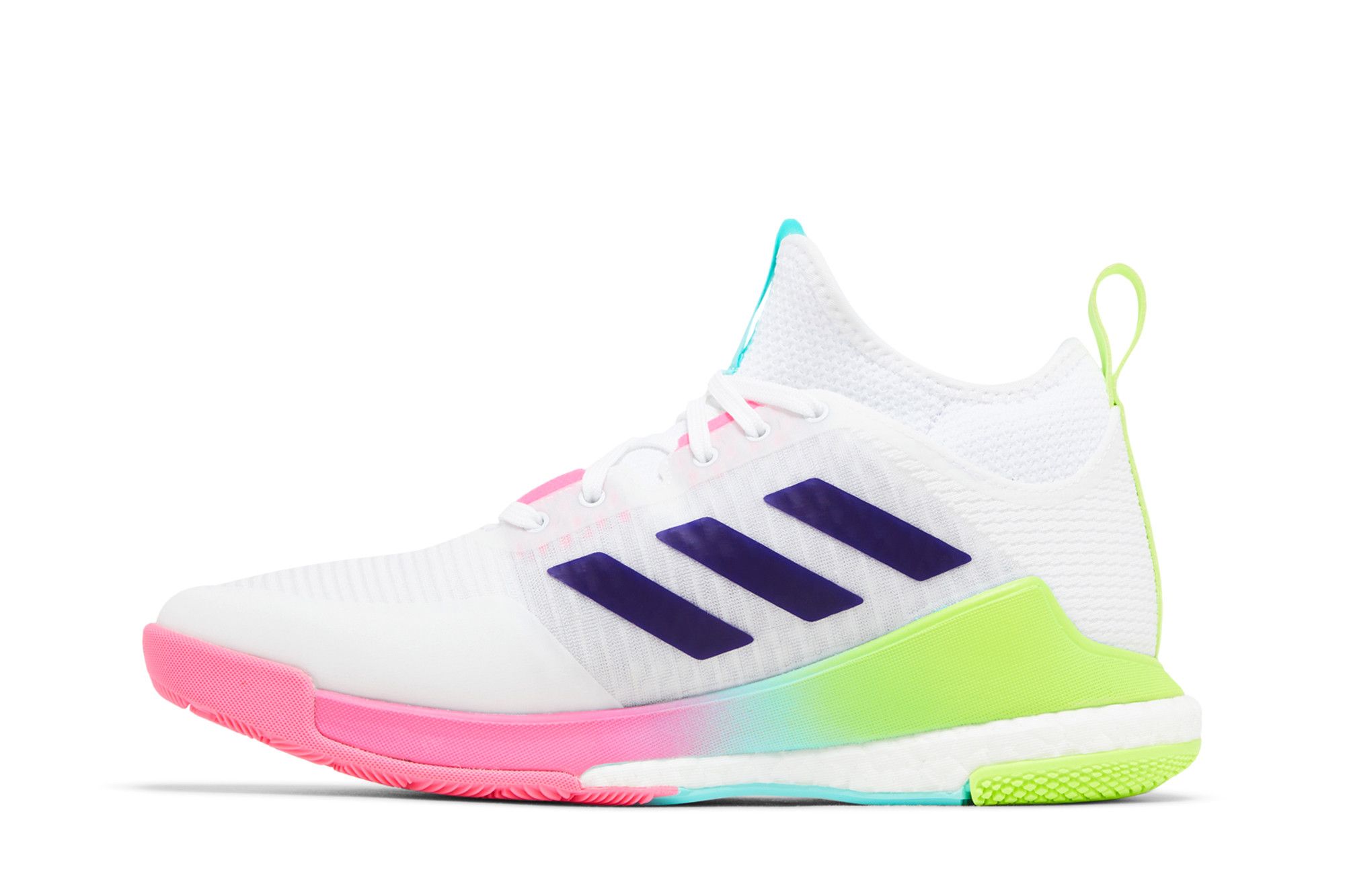 Shop (W) adidas Crazyflight Mid 'Blanco Morado Rosa' HP3337