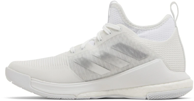 (W) adidas Crazyflight Mid ''Weiß Silber Metallic'' HQ3491 Lookbook (W) adidas Crazyflight Mid ''Weiß Silber Metallic'' HQ3491