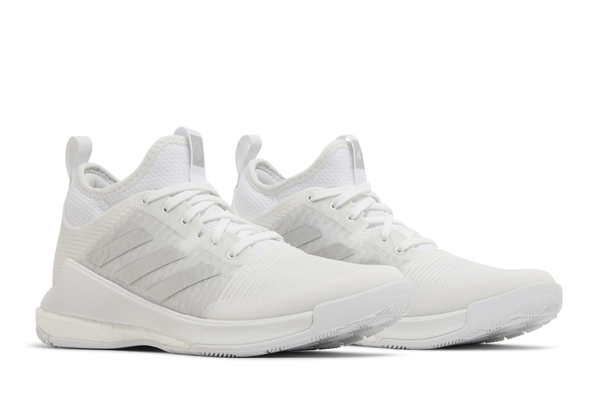 Cheap (W) adidas Crazyflight Mid ''Blanc Argent Métallique'' HQ3491