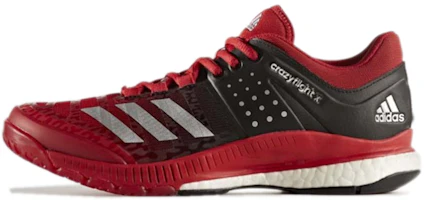 (Women) adidas Crazyflight X 'Black Power Red' BA9270 (Women) adidas Crazyflight X 'Black Power Red' BA9270