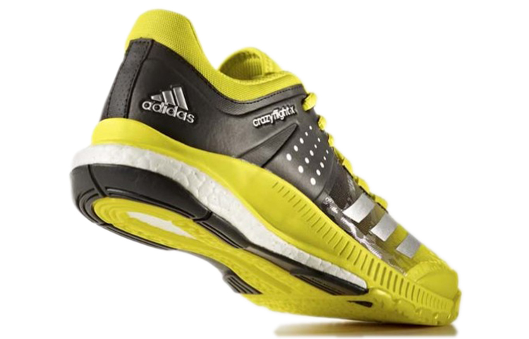Lookbook adidas Crazyflight 舒適耐磨排球鞋 黃 男女同款