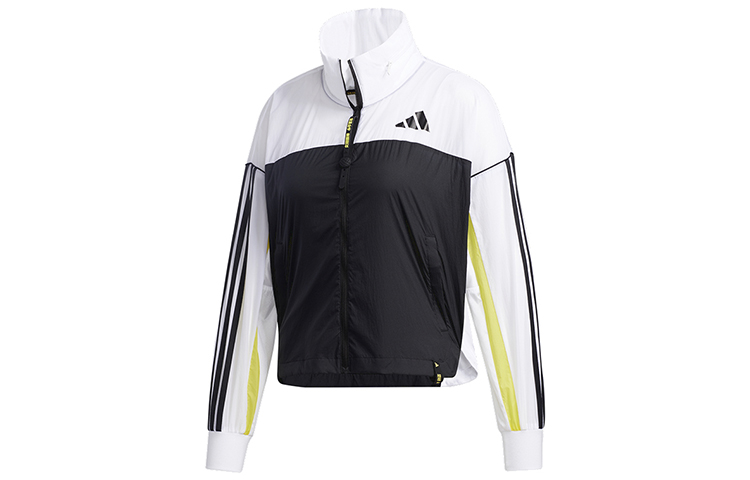 (Women) adidas CVA WB Retro Colorblock Jacket Black/White GF0132