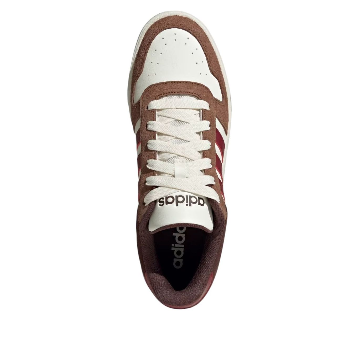 Lookbook (Women) adidas D-PAD Classic 'Off White Collegiate Burgundy Preloved Brown' JP8236