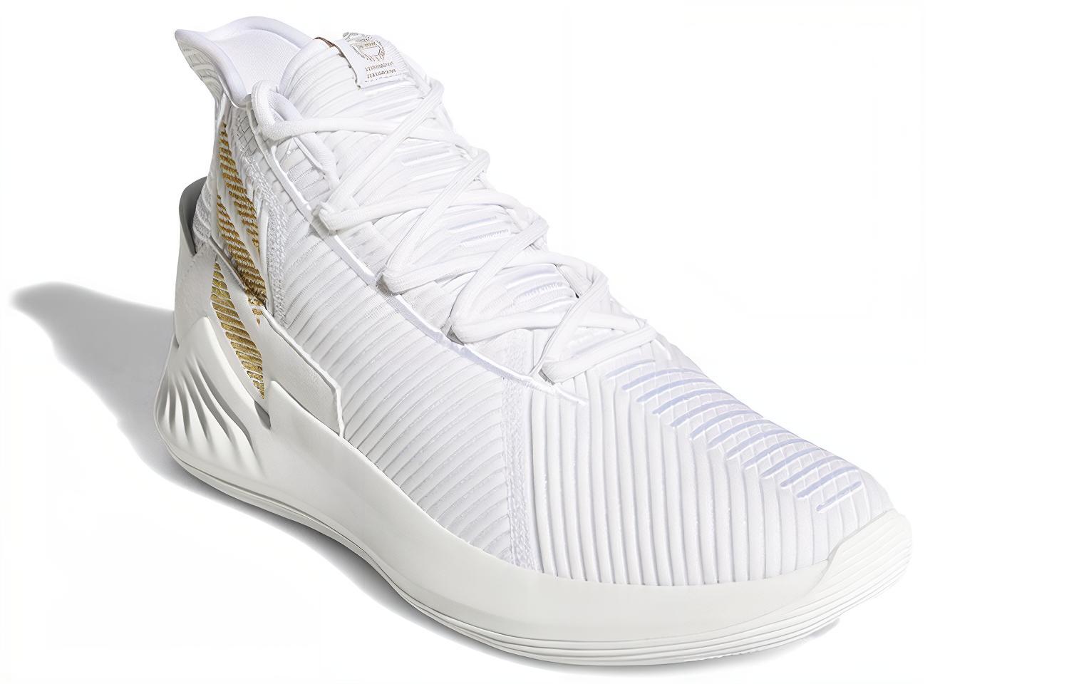 Lookbook (W) adidas D Rose 9 Weiß Gold AC7439