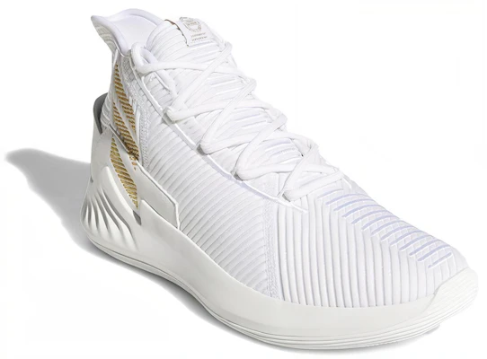 (W) adidas D Rose 9 Weiß Gold AC7439 Lookbook (W) adidas D Rose 9 Weiß Gold AC7439