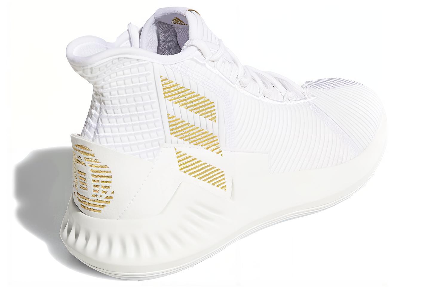 Shop (W) adidas D Rose 9 Weiß Gold AC7439