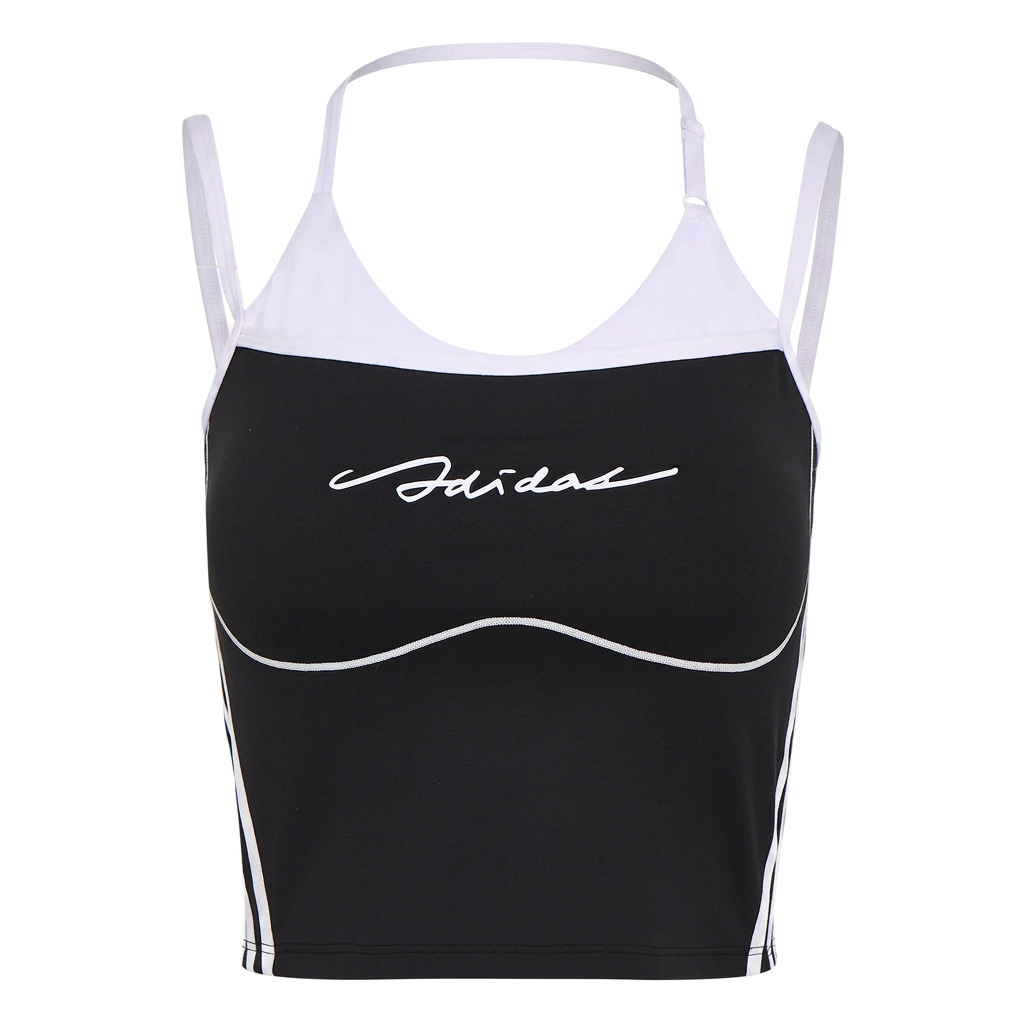 (Women) adidas Dance Training Striped Slim-Fit Sports Tank Top. LF0062-CLOTHES