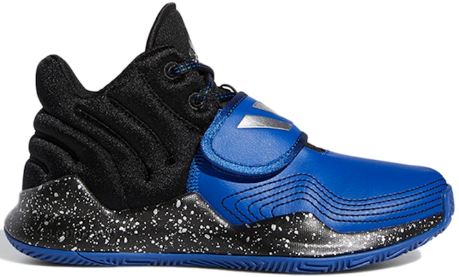 (Women) adidas Deep Threat Wide J 'Black Blue Silver' FV2280 Order (Women) adidas Deep Threat Wide J 'Black Blue Silver' FV2280