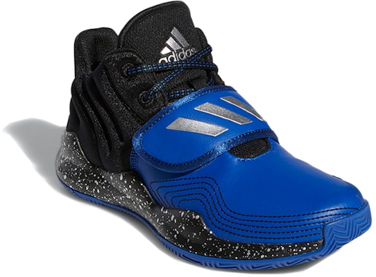 (Women) adidas Deep Threat Wide J 'Black Blue Silver' FV2280 Lookbook (Women) adidas Deep Threat Wide J 'Black Blue Silver' FV2280